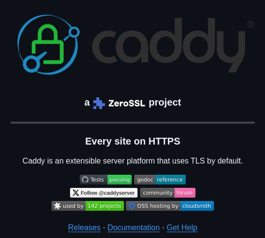 tom_doerr's tweet image. Web server with automatic HTTPS, reverse proxy, and config API