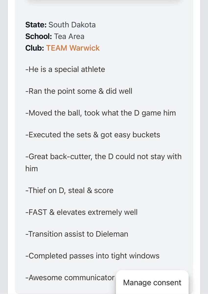 Mitch Grant (@_mitch_grant) on Twitter photo Had a great time playing this weekend in the #PHBrawlForTheBall going 4-0! Thank you <a href="/DaksHoops/">DAK Hoops</a> for the write ups!
<a href="/warwickworkouts/">Warwick Workouts</a> <a href="/teatitansbball/">Tea Titans BBall</a> <a href="/Spencer_C3Scout/">SPENCER CHRISTENSON</a> Had a great time playing this weekend in the #PHBrawlForTheBall going 4-0! Thank you <a href="/DaksHoops/">DAK Hoops</a> for the write ups!
<a href="/warwickworkouts/">Warwick Workouts</a> <a href="/teatitansbball/">Tea Titans BBall</a> <a href="/Spencer_C3Scout/">SPENCER CHRISTENSON</a>