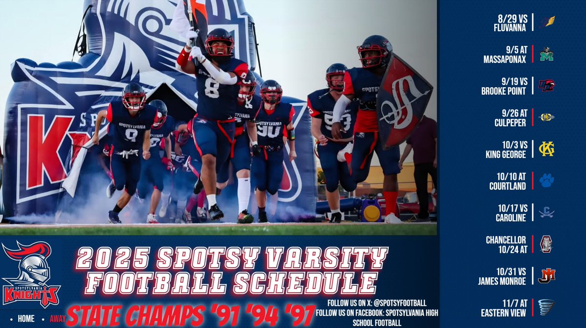 Spotsylvania High School Football tweet media