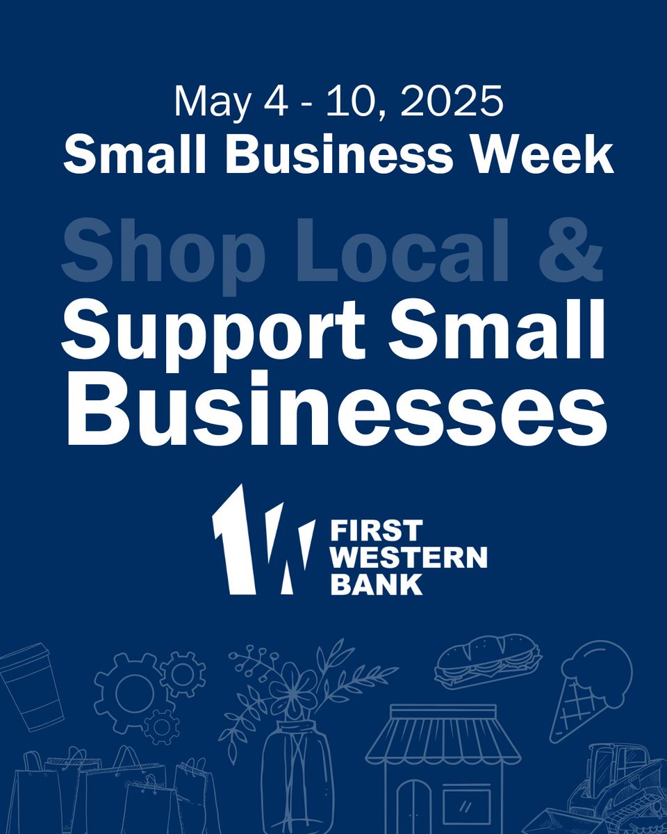 As a community bank, supporting small businesses is what we do 👏🏻

This week, May 4th - 10th, join us in celebrating and thanking the local businesses in our communities!