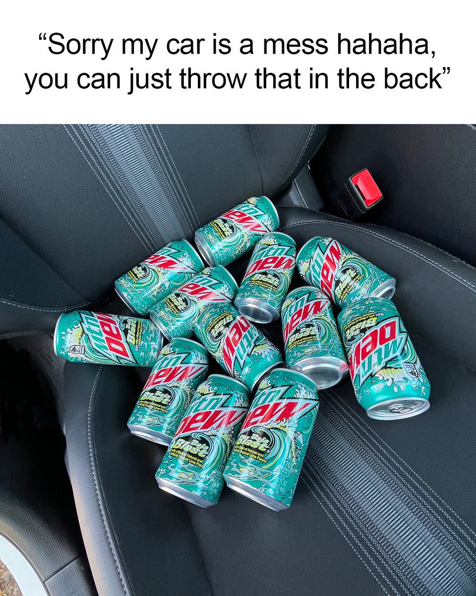 I keep that weekly Dew stash on me