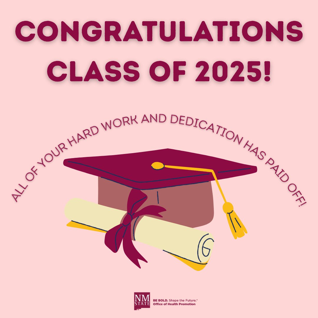 Congratulations Class of 2025! All of your hard work and dedication has paid off! We can't wait to see what you do, and as always, go Aggies!