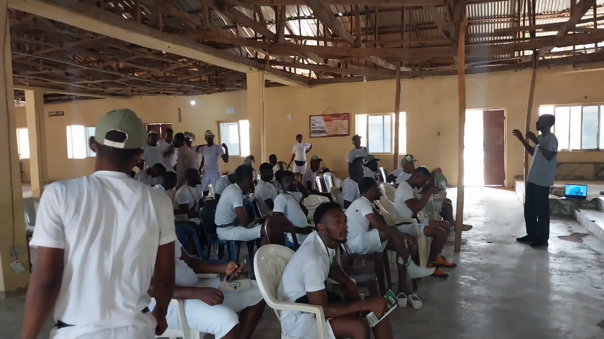 algaddaf_c's tweet image. @dl4allinitiativ, @NITDANigeria, @MindThe_GapNG
Digital Literacy for All (DL 4 ALL):- DAY TWO (2) TRAINING FOR Digital Champions (DLCs) @ SIBRE CAMP Taraba State. Initiated and Sponsored by NITDA. Project Implementation: Minthegap, NYSC and NITDA.