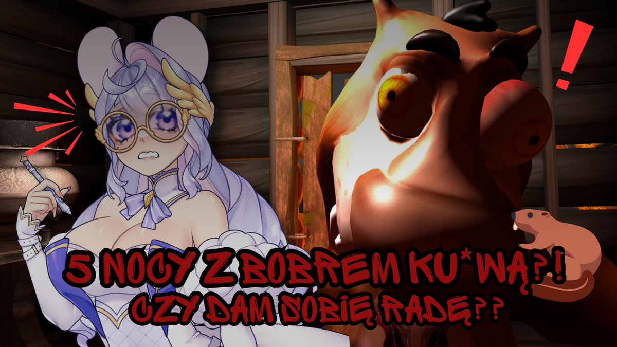 🦫BOBER KURWA? CO TO ZA GRZYBKI?!🍄🦫
Czy przeżyjemy 5 nocy z bobrem? Nie wiem, ale na pewno nie widziałam nigdy takiego bydlaka...
---
🗓️06.05.25 (Wtorek) - 15:00 
🔗twitch.tv/NezumiKumomi

Niech bober (nie) będzie z nami... 🦫🦫🦫