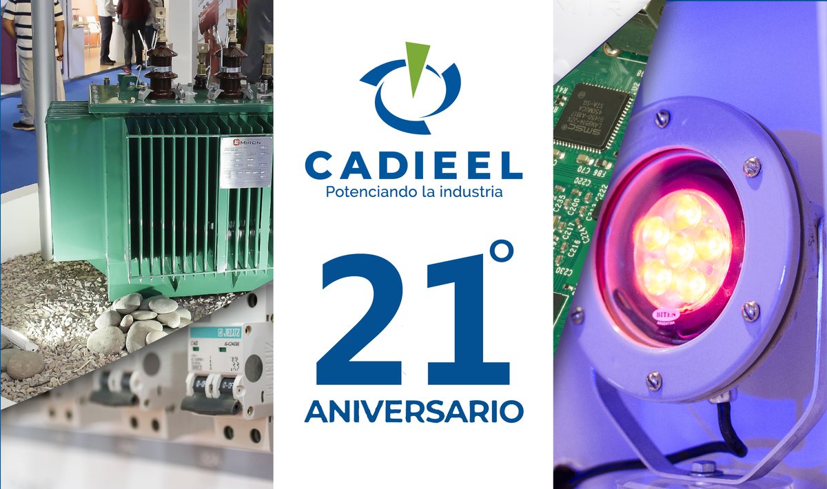 📣 CADIEEL celebra 21 años de trabajo continuo acompañando al sector productivo nacional.
Transitamos diferentes contextos políticos y económicos, pero siempre con el mismo propósito: promover el desarrollo de la industria argentina; fortalecerla y posicionarla a nivel global🏭🇦🇷