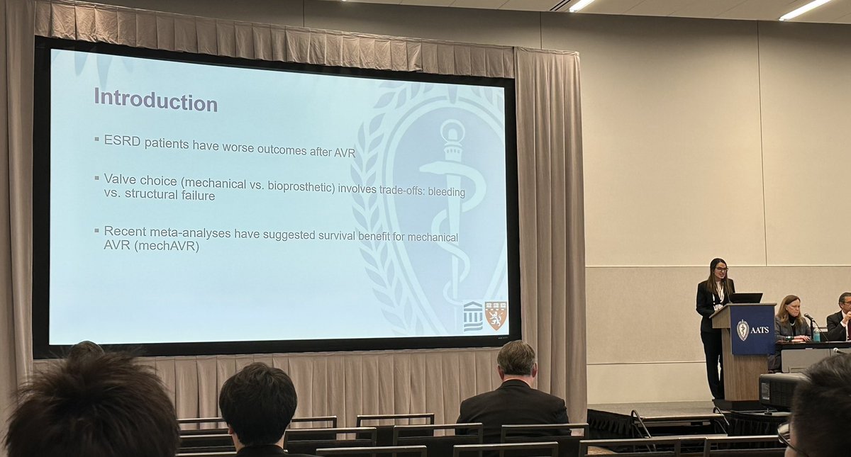 Brigham and Women's Cardiac Surgery (@brighamcardiac) on Twitter photo Excellent job by <a href="/TFaggionVinholo/">Thais Faggion Vinholo</a> on long- term outcomes of bio AVR vs mech AVR in dialysis patients- a CMS based analysis! Stay tuned for our team’s upcoming paper! #AATS2025 <a href="/PhilipAllen21/">Philip Allen</a> <a href="/paige_newellMD/">Paige Newell</a> <a href="/WomenInThoracic/">WomenInThoracicSurg</a> Excellent job by <a href="/TFaggionVinholo/">Thais Faggion Vinholo</a> on long- term outcomes of bio AVR vs mech AVR in dialysis patients- a CMS based analysis! Stay tuned for our team’s upcoming paper! #AATS2025 <a href="/PhilipAllen21/">Philip Allen</a> <a href="/paige_newellMD/">Paige Newell</a> <a href="/WomenInThoracic/">WomenInThoracicSurg</a>