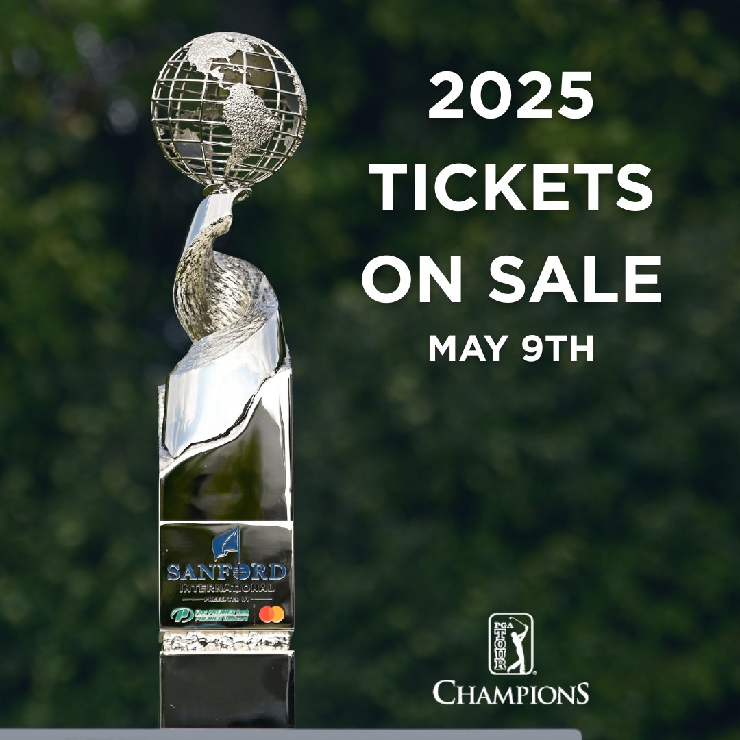 Mark your calendars 📆

Tickets for the 2025 Sanford International go on sale on May 9th! Keep an eye out for a special offer as well when tickets go live 👀

#SanfordIntl | #MoreThanGolf