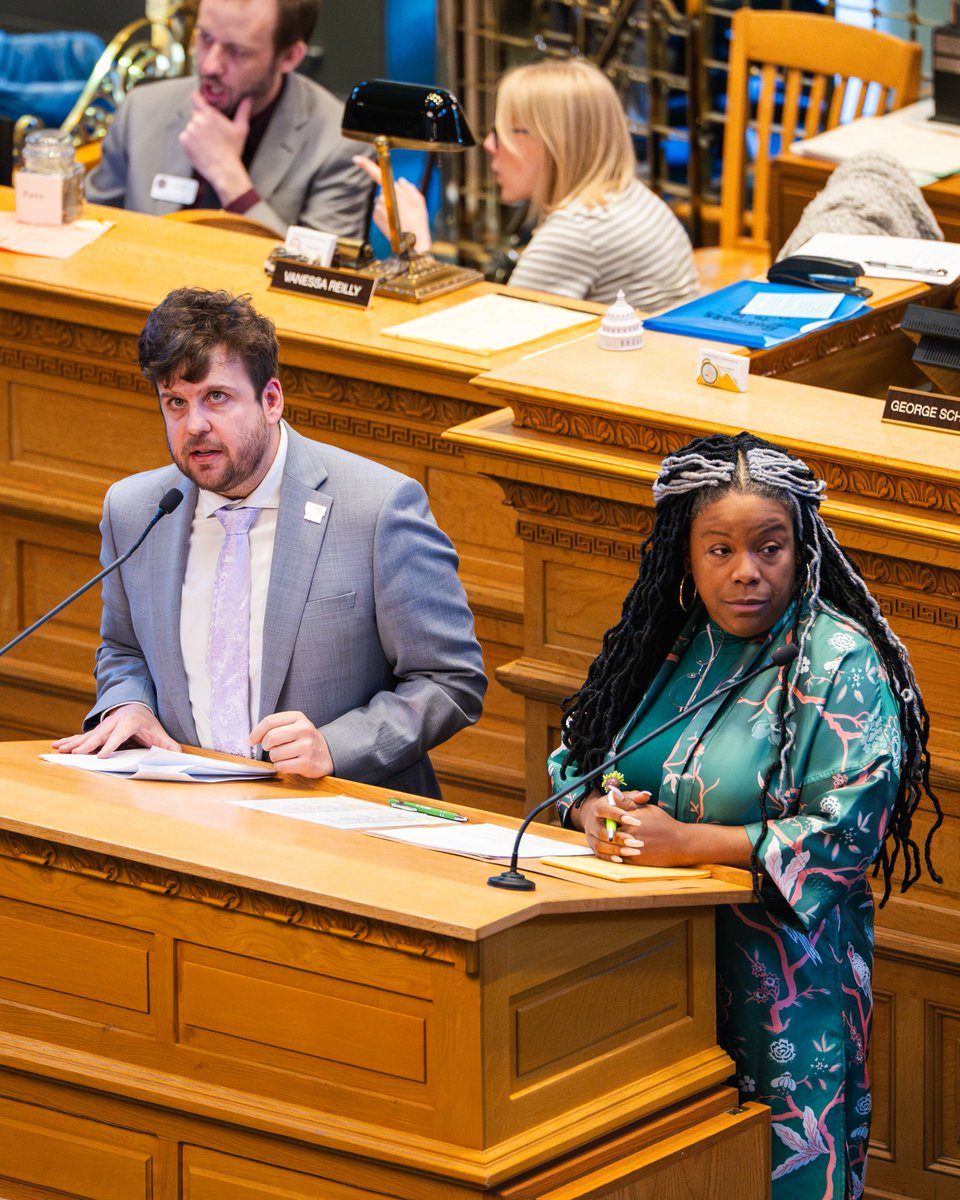 SEIU105's tweet image. 🎉 Today, the Worker Protection Act passed its second reading in the Colorado House! This is the most pro-union piece of legislation in over a century for Colorado, and workers from around the state showed up with all eyes on our elected officials.