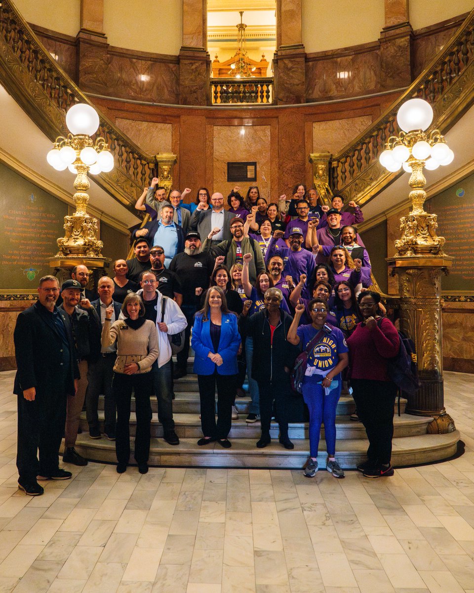 SEIU105's tweet image. 🎉 Today, the Worker Protection Act passed its second reading in the Colorado House! This is the most pro-union piece of legislation in over a century for Colorado, and workers from around the state showed up with all eyes on our elected officials.