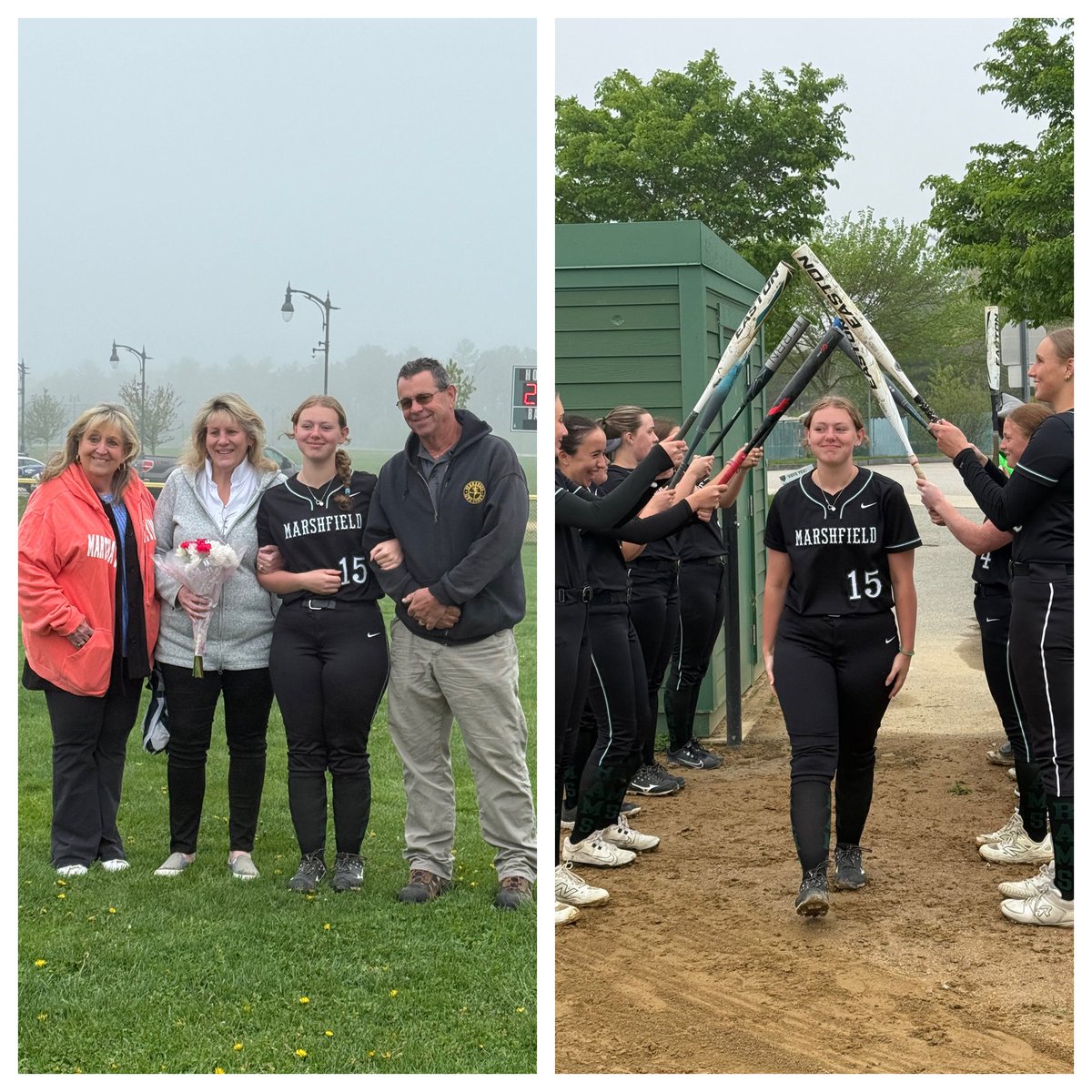 Congratulations to our MHS seniors, Aubrey Kate &amp; Ava! ⭐️🥎⭐️ <a href="/MPSDRams/">Marshfield Public Schools</a>