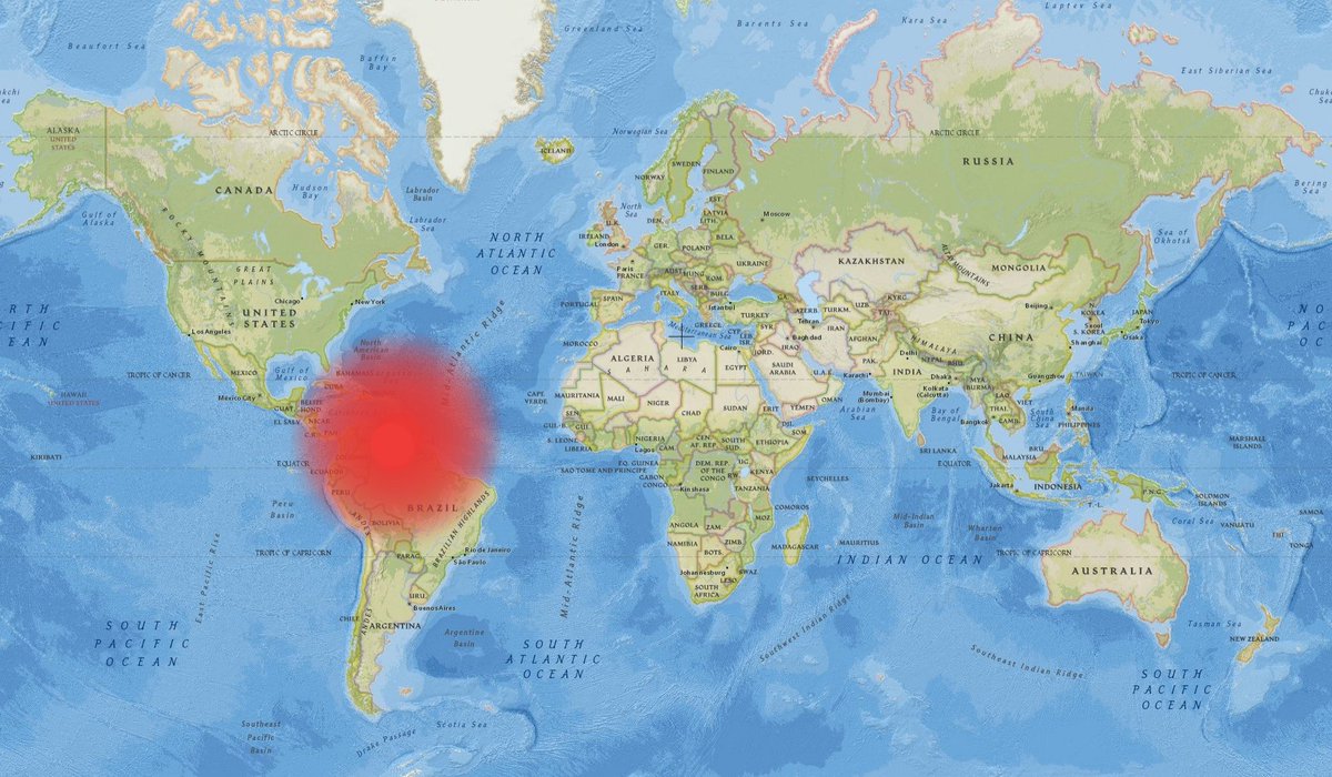 Newmeteo's tweet image. Buenas Tardes #RiskMap #Alert 
Venezuela / Sismos moderados a fuertes..