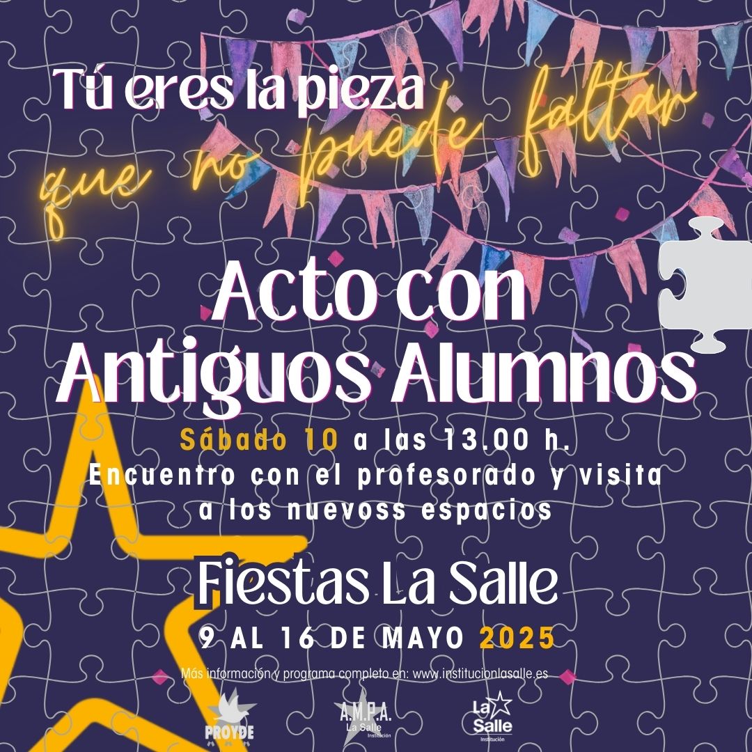 LaSalleInstituc's tweet photo. #FiestasLaSalle 2025. Tú eres la pieza que no puede faltar. Te esperamos el viernes y el sábado con las siguientes actividades...
#TiempoDeCuidarTiempoDeCrear #MiraMasAllá #SomosLaSalle https://t.co/lghz3aQdjt