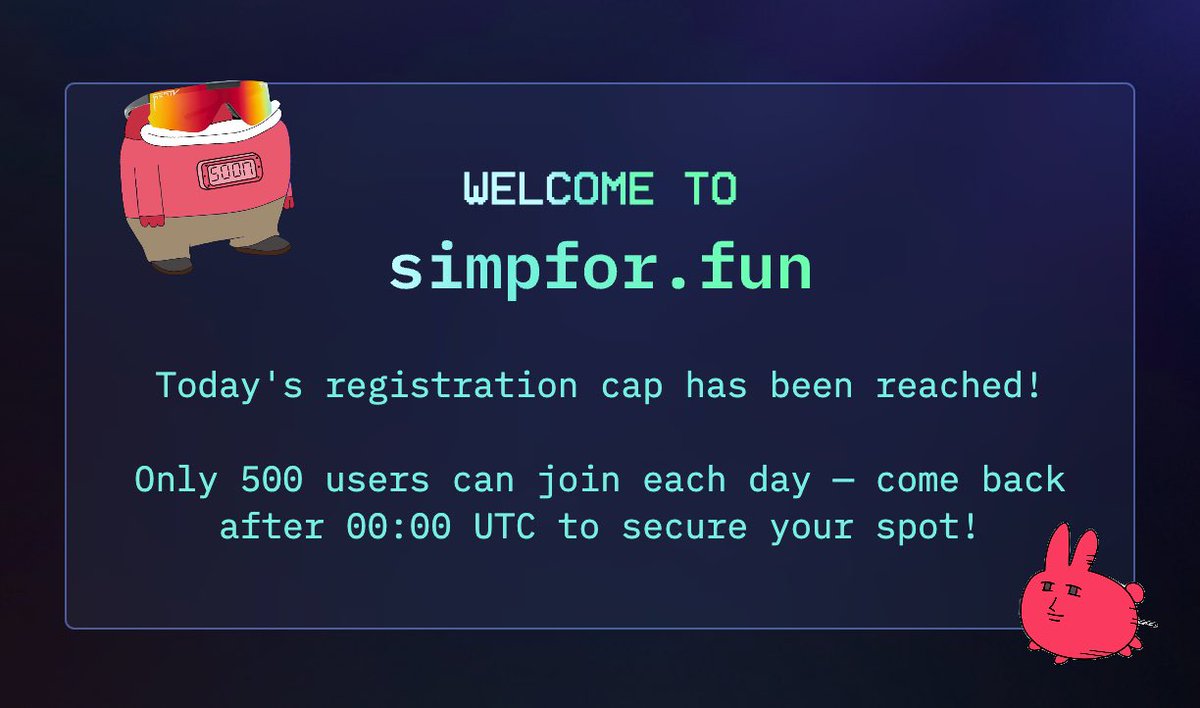 Are you in simpfor.fun yet?

Perp trading like a pro has never been easier.

(Easier than getting in Beta WL)