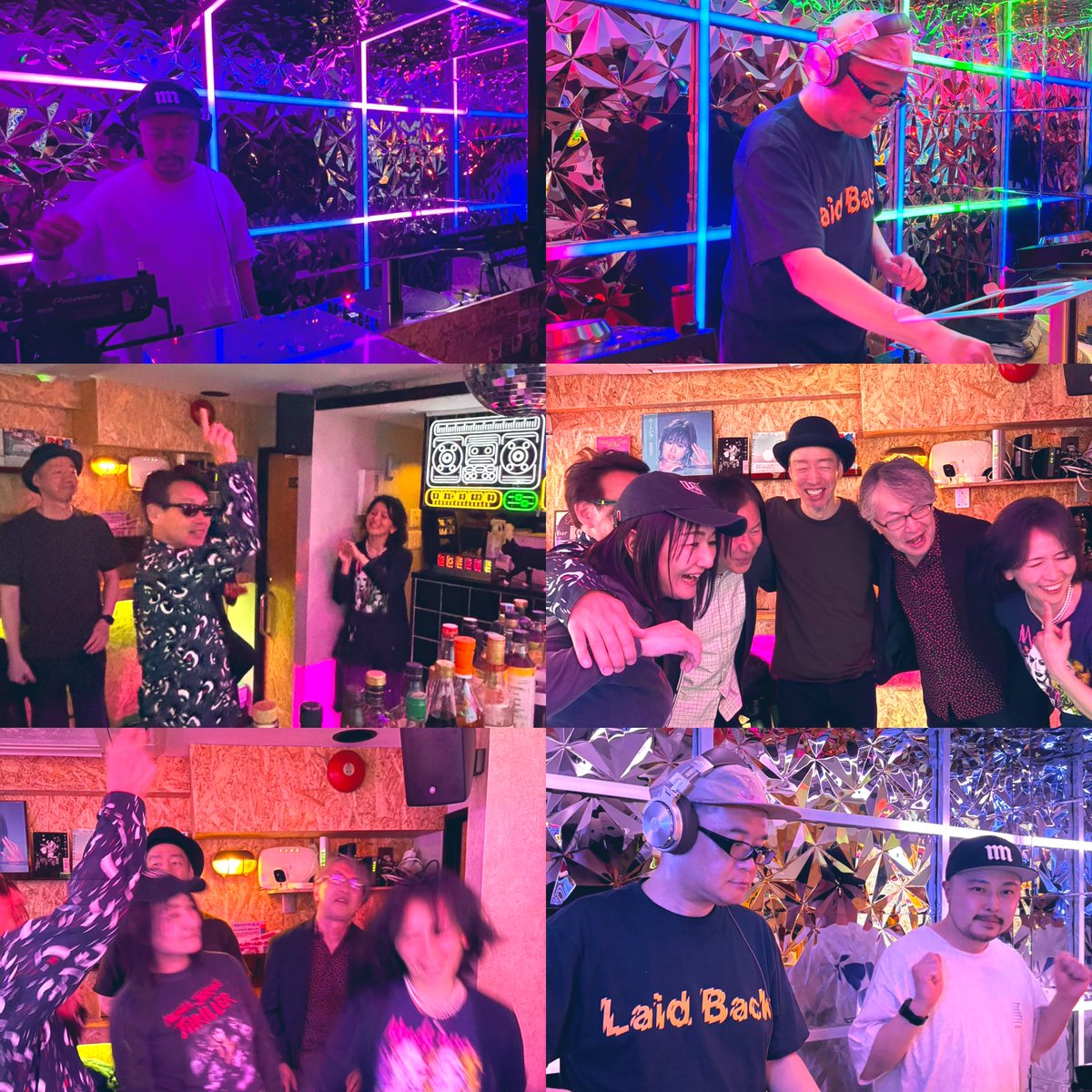 GW振り返り
4/29「Laid Back」-INTO THE 80's GROOVE-」ありがとうございました。disco〜CLUB世代のお客さんがメッチャ盛り上げてくれました。2人のDJも最高でした😆