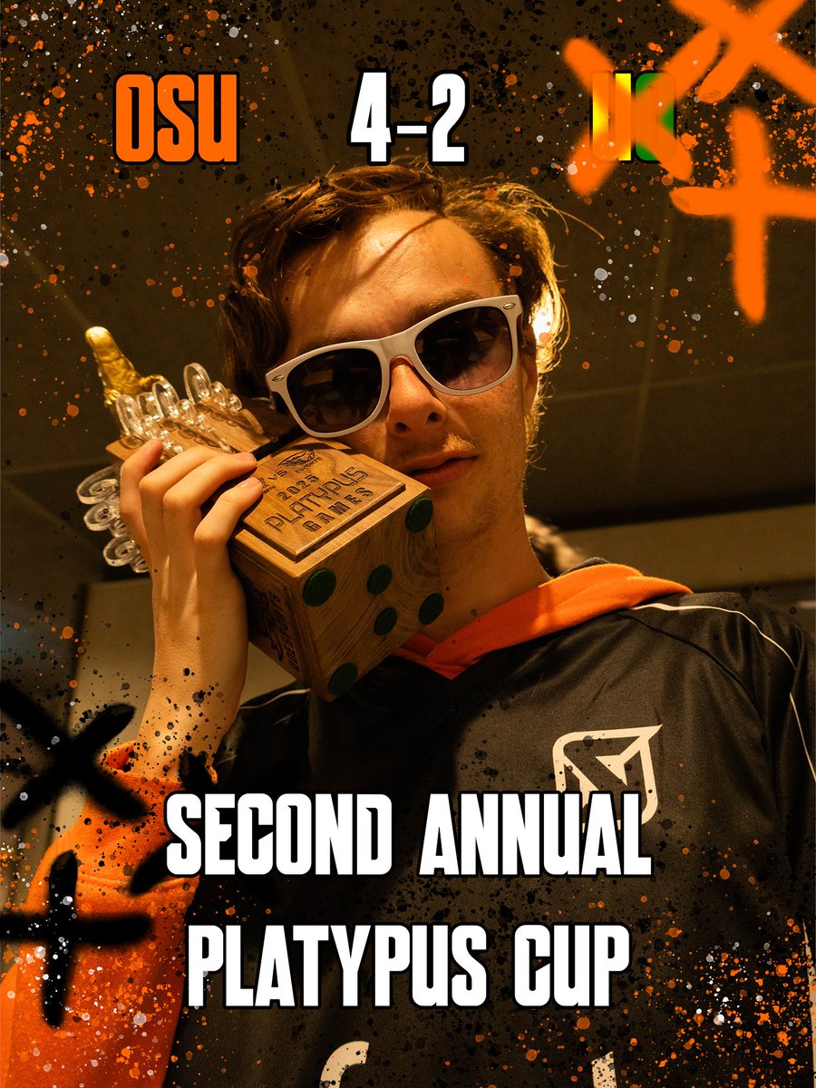 The beavers return home with the spoils of war winning 4 to 2 in the platypus cup this weekend! Duck season was a success and we can't wait to stomp y'all next year too! <3 love you bestie <a href="/uoesports/">University of Oregon Esports</a>  -🦫

#platypuscup #razerstoreseattle #esportsatosu