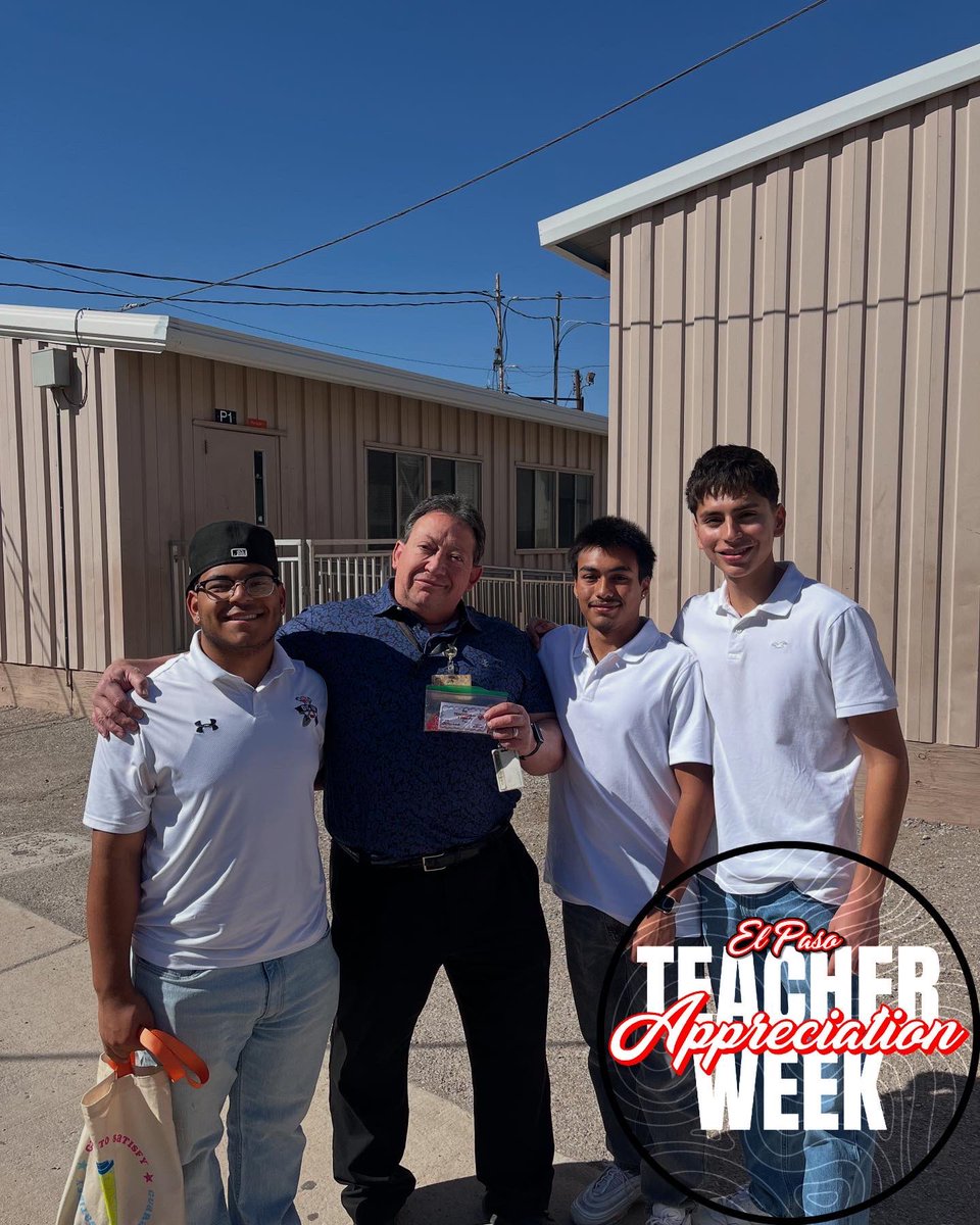 El Paso High Football (@elpasofb) on Twitter photo Thank you to all the ELITE teachers who make <a href="/elpasohs/">El Paso High School</a> a special place.
#digin X #brotherh25d X #txhsfb Thank you to all the ELITE teachers who make <a href="/elpasohs/">El Paso High School</a> a special place.
#digin X #brotherh25d X #txhsfb