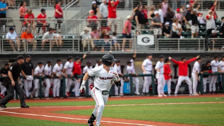 Andrew Riedell (@riedellandrew) on Twitter photo SEC Team Leaders in Home Run as of May 6th:
1. <a href="/BaseballUGA/">Georgia Baseball</a> 119 HRs
T2. <a href="/Vol_Baseball/">Tennessee Baseball</a> 102 HRs
T2. <a href="/RazorbackBSB/">Arkansas Baseball</a> 102 HRs
4. <a href="/OleMissBSB/">Ole Miss Baseball</a> 88 HRs
5 <a href="/HailStateBB/">Mississippi State Baseball</a> 80 HRs
#SouthernFried x <a href="/CollegeBaseCNT/">College Baseball Central</a> SEC Team Leaders in Home Run as of May 6th:
1. <a href="/BaseballUGA/">Georgia Baseball</a> 119 HRs
T2. <a href="/Vol_Baseball/">Tennessee Baseball</a> 102 HRs
T2. <a href="/RazorbackBSB/">Arkansas Baseball</a> 102 HRs
4. <a href="/OleMissBSB/">Ole Miss Baseball</a> 88 HRs
5 <a href="/HailStateBB/">Mississippi State Baseball</a> 80 HRs
#SouthernFried x <a href="/CollegeBaseCNT/">College Baseball Central</a>