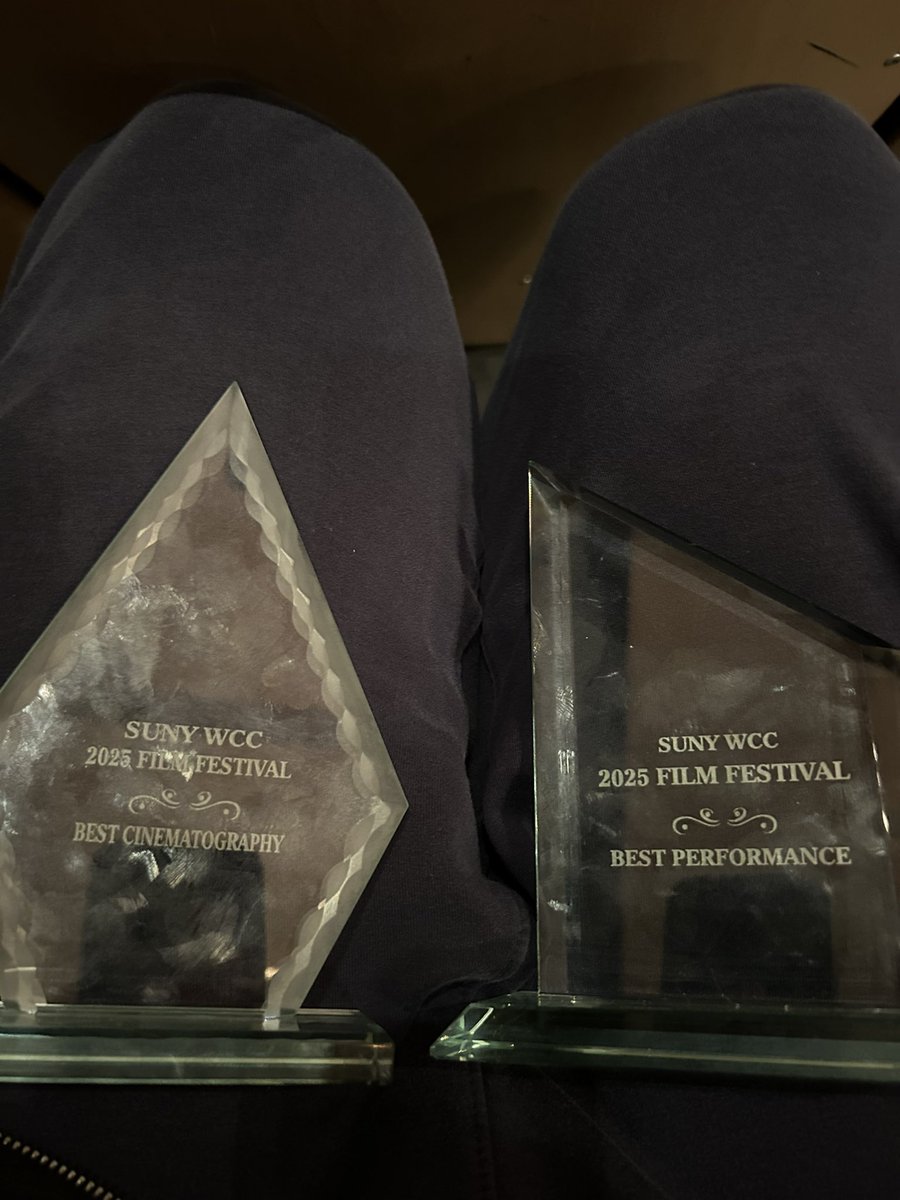 Oh I forgot to post but a movie I produced (not chud) won TWO awards at the WCC film fest I am a visionary!!!!!