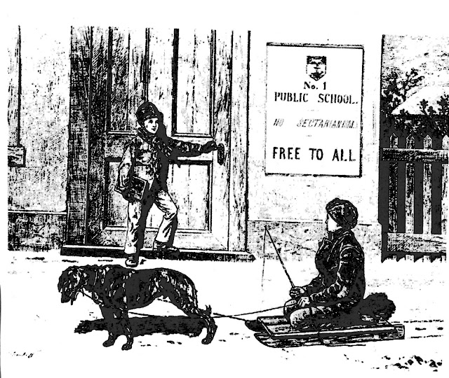 ecolelibre's tweet photo. @CharlesMilliard Rappelons que les écoles francophones en #Ontario et au #Manitoba ont été INTERDITES au début du XXe siècle au nom de l'UNITÉ non #sectaire et de la non-division (comprendre l'assimilation au conquérant britannique). #polqc https://t.co/CzTR4X7CEU