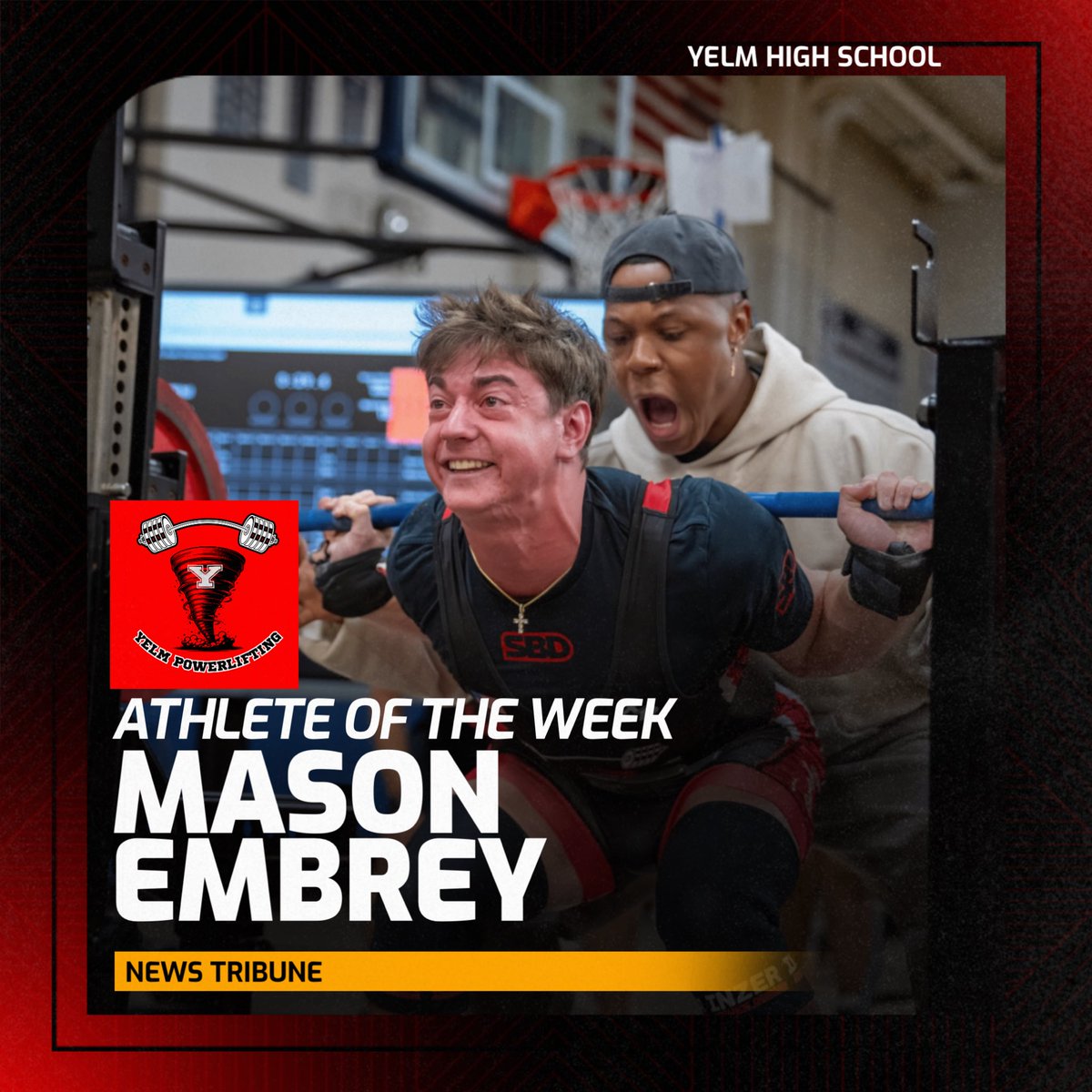 Thomas Hoghaug (@thoghaug) on Twitter photo Please Vote <a href="/EmbreyMason/">Mason Embrey</a> for <a href="/thenewstribune/">Tacoma News Tribune</a> Athlete Of the Week!
Mason at State Powerlifting Championship with a 500-pound squat, 575-pound deadlift, and 1,350-pound total score.
Vote here : thenewstribune.com/sports/high-sc…
<a href="/yelm_football/">Yelm Tornados</a> <a href="/manley_tnt/">Jon Manley</a> <a href="/CoachRonquillo/">Jason Ronquillo</a> Please Vote <a href="/EmbreyMason/">Mason Embrey</a> for <a href="/thenewstribune/">Tacoma News Tribune</a> Athlete Of the Week!
Mason at State Powerlifting Championship with a 500-pound squat, 575-pound deadlift, and 1,350-pound total score.
Vote here : thenewstribune.com/sports/high-sc…
<a href="/yelm_football/">Yelm Tornados</a> <a href="/manley_tnt/">Jon Manley</a> <a href="/CoachRonquillo/">Jason Ronquillo</a>