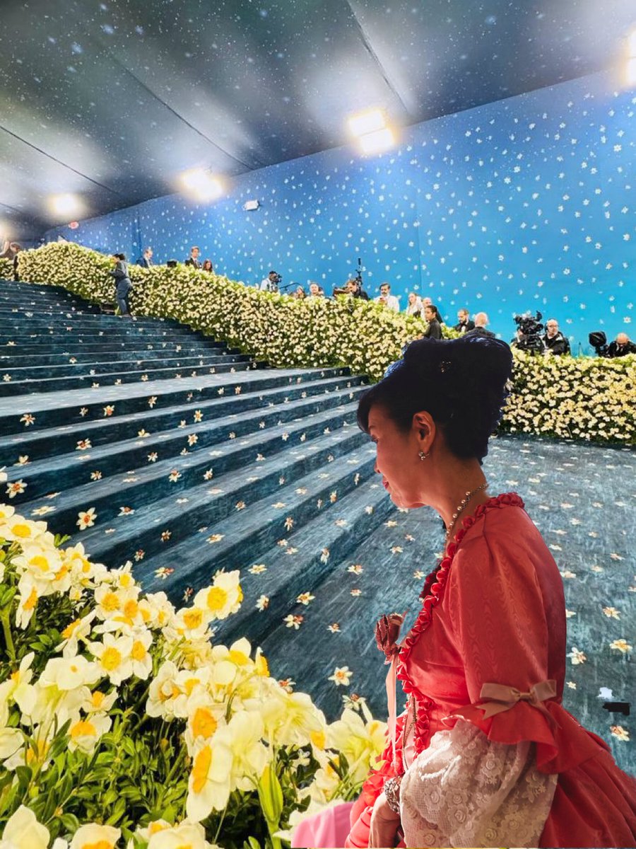 Riyoko Ikeda at the #MetGala