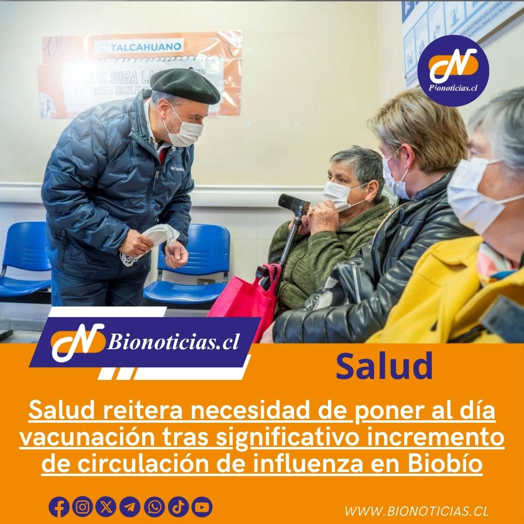 CHANDIAFER's tweet photo. Salud reitera necesidad de poner al día vacunación tras significativo incremento de circulación de influenza en Biobío
https://t.co/svPaG4pGai 
#InfluenzaBiobío #Vacunación2025 #SaludPública #Prevención #SeremiSalud https://t.co/nF1KMY7c6e