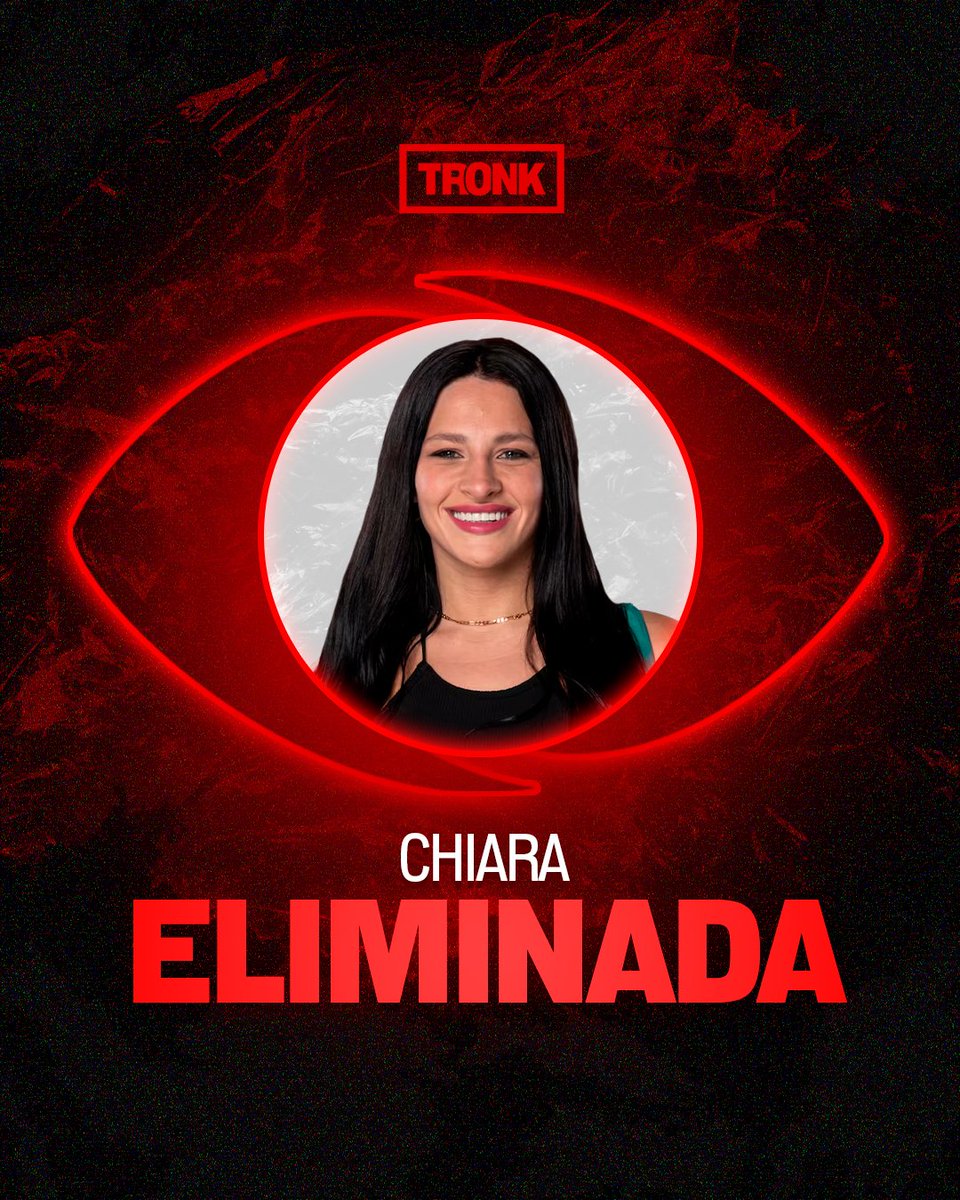 TronkOficial's tweet image. CHIARA eliminada de #GranHermano

Luz supera su sexto versus y sigue en competencia