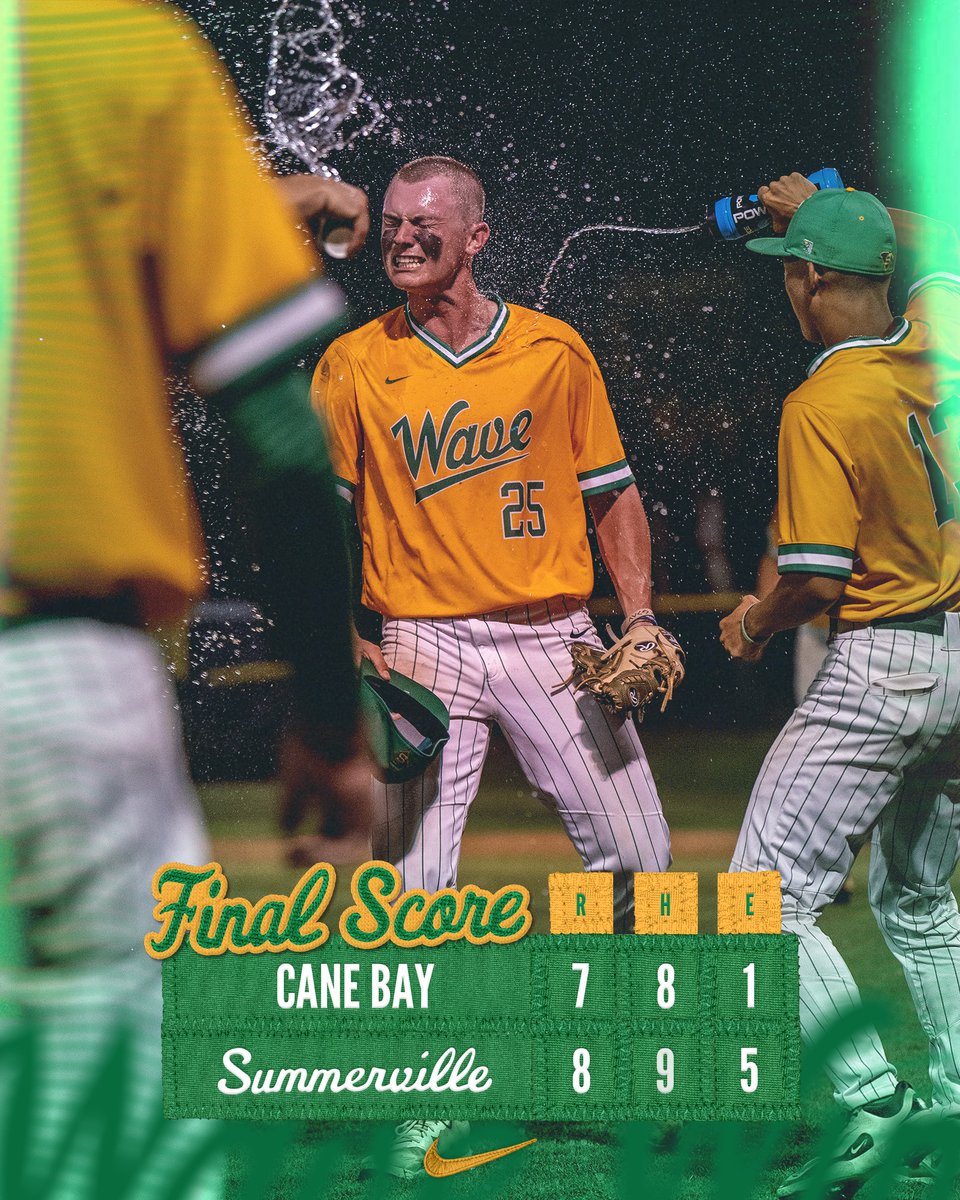 It's not how you start, it's how you finish!

Wave win, 8-7!

We'll travel to Cane Bay, tomorrow for game two.

#GoBigGreen | #StayTrippy