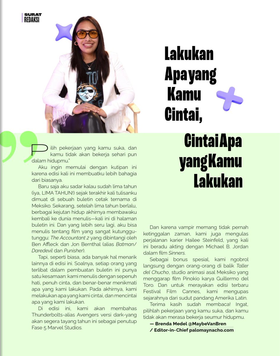 Creo que no les había contado, pero <a href="/Paloma_Nacho/">Paloma & Nacho</a>, la revista, también se lee en Indonesia. 🇮🇩💚💜
palomaynacho.com/revista-paloma… 👈🏻