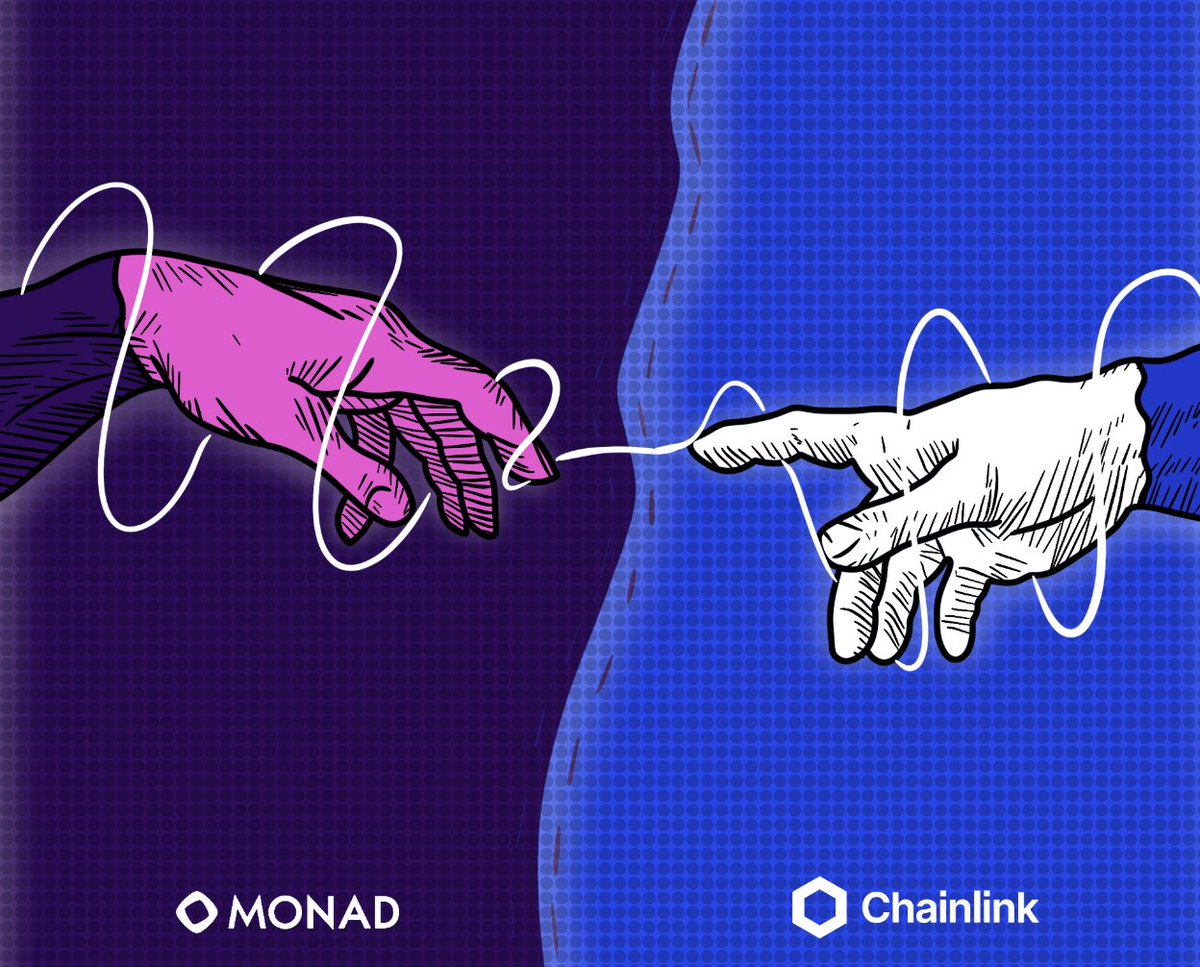 luulantrinh's tweet image. Chainlink is coming to Monad on mainnet day 1 🧠

@chainlink will unlock data feeds, data streams &amp;amp; CCIP for developers.

nads 🤝 marines

Infra just leveled up.

it’s only going to get more decentralized @monad_xyz 

#Monad #Chainlink #monad_testnet_mon