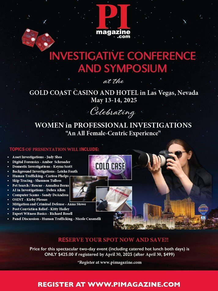 FINAL WEEK TO REGISTER!!

PI Magazine Conference - May 13 - 14, 2025 in Las Vegas.

Click here for details and registration!
pimagazine.com/pi-magazine-co…