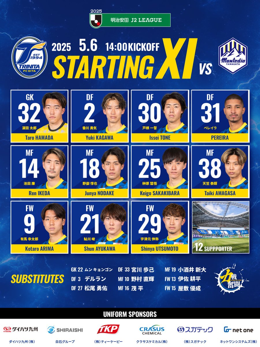 大分トリニータ / Oita Trinita on X: 