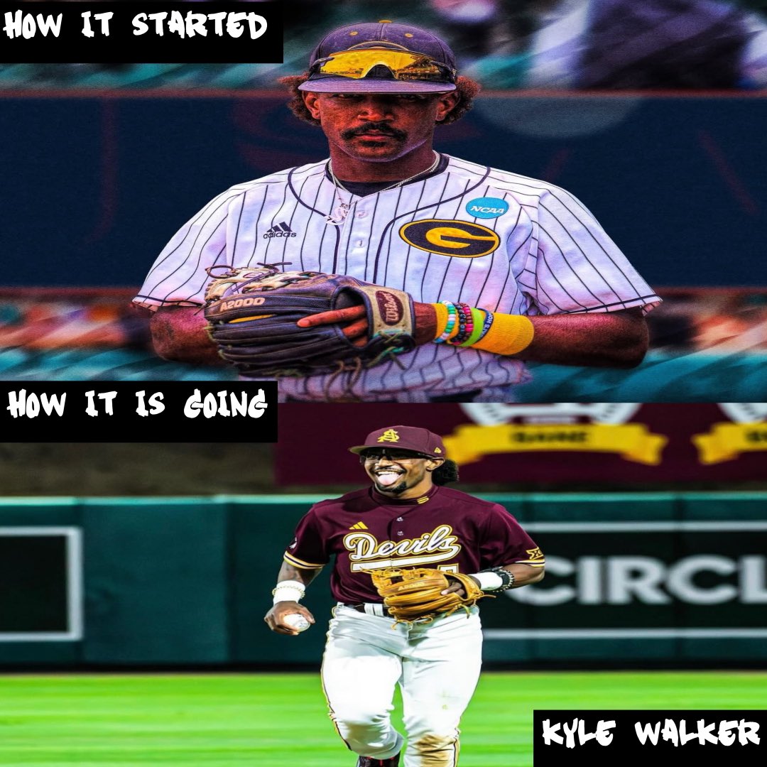 MBPTakeover's tweet image. HBCU Baseball Stand Up‼️‼️

Former Grambling State star @KyleTurdson is cooking at Arizona State, batting .365 with 5 home runs this season. HBCU talent on full display!

#HBCUBaseball #KyleWalker #GramblingState #ArizonaStateBaseball #BlackExcellence #CollegeBaseball #HBCUPride