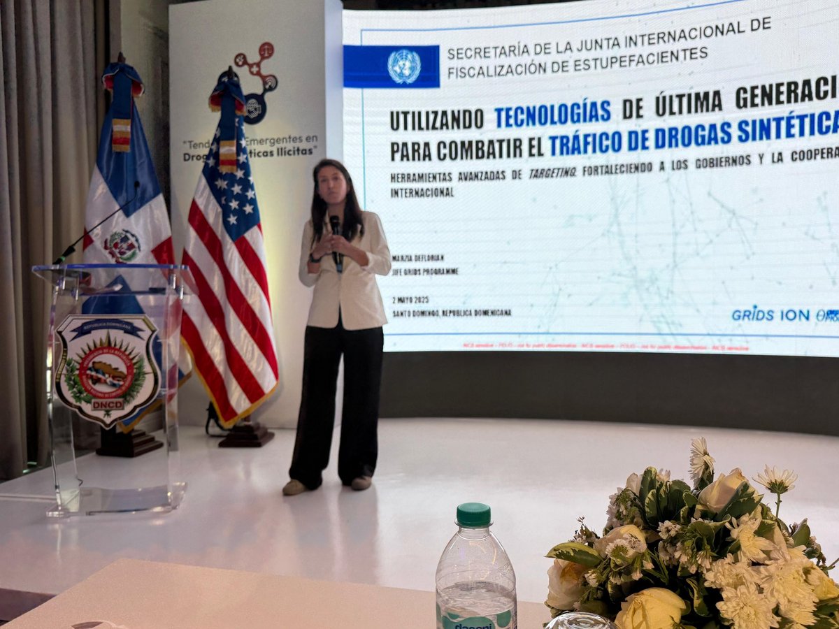 Marzia Deflorian (@marzianatn) on Twitter photo Honored to join <a href="/DEAHQ/">DEA HQ</a> and <a href="/StateINL/">US Dept of State INL</a> during the first week of the Emerging Trends in Illicit Synthetic Drugs course for authorities in the Dominican Republic. Great opportunity to showcase <a href="/INCB_GRIDS/">INCB GRIDS</a> strategy and tools and contribute to the global fight against synthetic drug. Honored to join <a href="/DEAHQ/">DEA HQ</a> and <a href="/StateINL/">US Dept of State INL</a> during the first week of the Emerging Trends in Illicit Synthetic Drugs course for authorities in the Dominican Republic. Great opportunity to showcase <a href="/INCB_GRIDS/">INCB GRIDS</a> strategy and tools and contribute to the global fight against synthetic drug.
