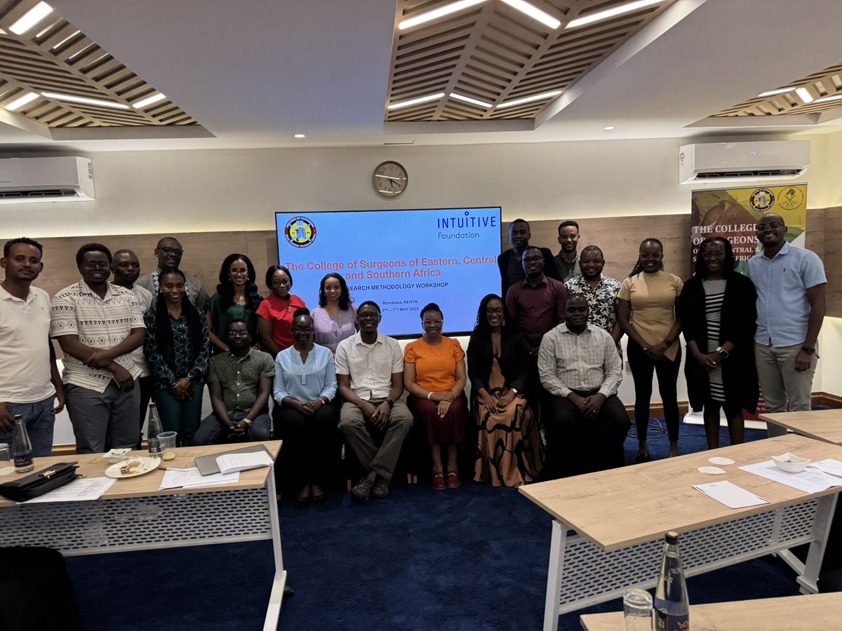 Our second Research Workshop as part of the Global Surgery Research Mentorship Program, kicked off on 3rd May 2025. Ten participants receive mentorship, training &amp; small grants to generate evidence for better surgical care. Thanks to <a href="/IntuitiveSurg/">Intuitive</a> for the support!