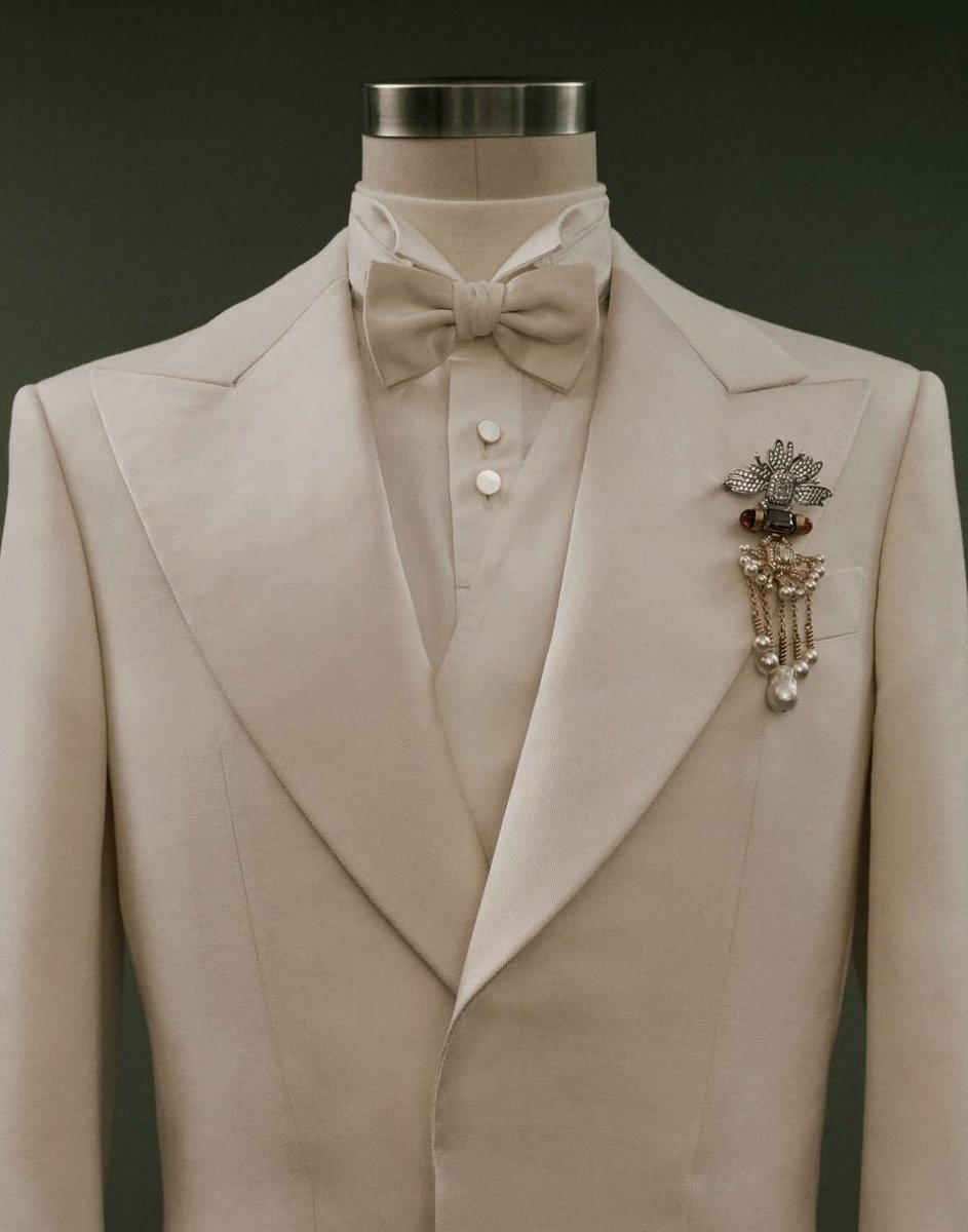 details of lewis hamilton by wearing custom wales bonner at the met gala