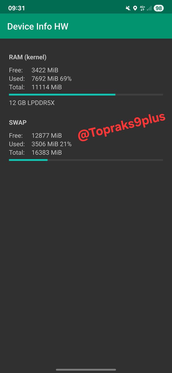 🔥🔥🔥
 #OneUI8 interface comes with a new 12GB virtual RAM option for the #GalaxyS25Ultra.
It looks like the default memory capacity will reach 16GB with an additional increase.