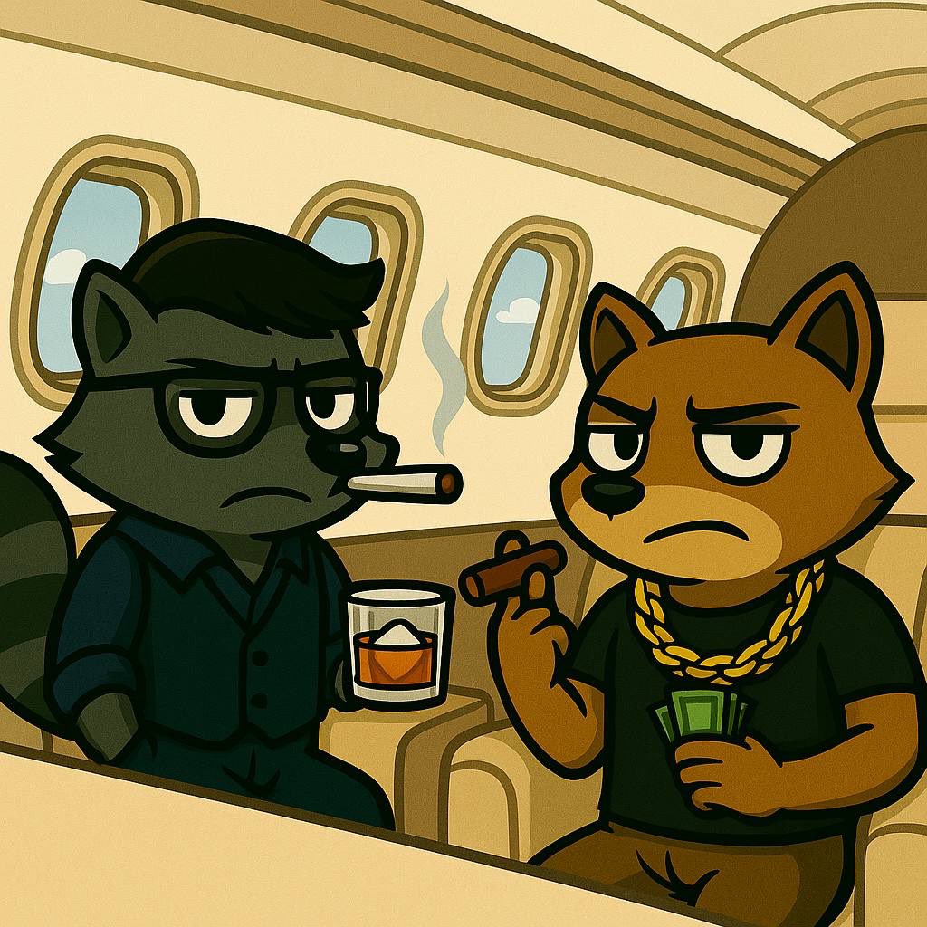 Rowdy Raccoons to the moon! Holding beautifully, millions incoming ! 🦝