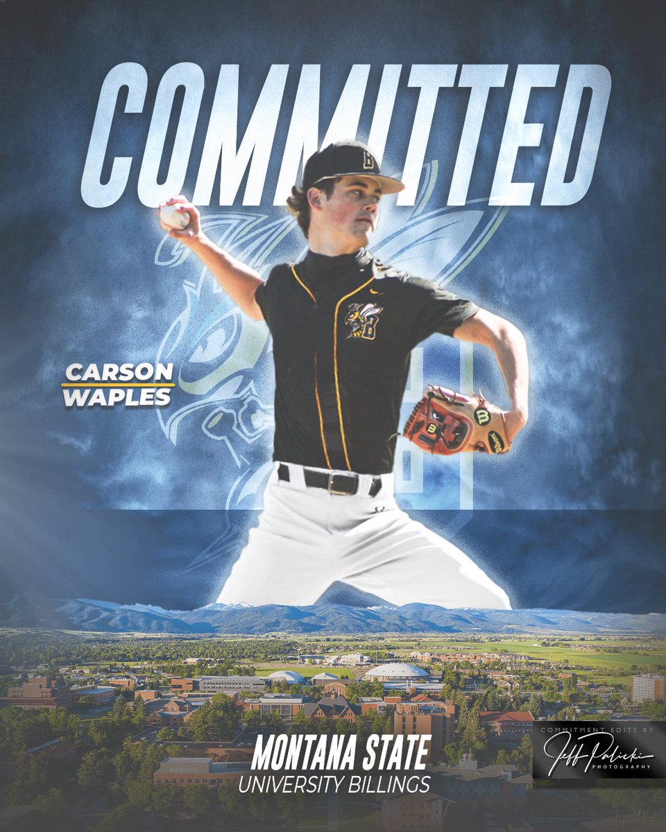 Carson Waples (@carsonwaples) on Twitter photo I am super excited to announce my commitment to Montana State University Billings! First I want to thank <a href="/derek_waddoups/">Derek Waddoups</a> for giving me this opportunity. Then l want to thank <a href="/NWKorey/">NWKorey</a> and <a href="/mthoodbaseball/">Mt Hood Saints Baseball</a> for helping me get to this point!
Let's work! #committed I am super excited to announce my commitment to Montana State University Billings! First I want to thank <a href="/derek_waddoups/">Derek Waddoups</a> for giving me this opportunity. Then l want to thank <a href="/NWKorey/">NWKorey</a> and <a href="/mthoodbaseball/">Mt Hood Saints Baseball</a> for helping me get to this point!
Let's work! #committed