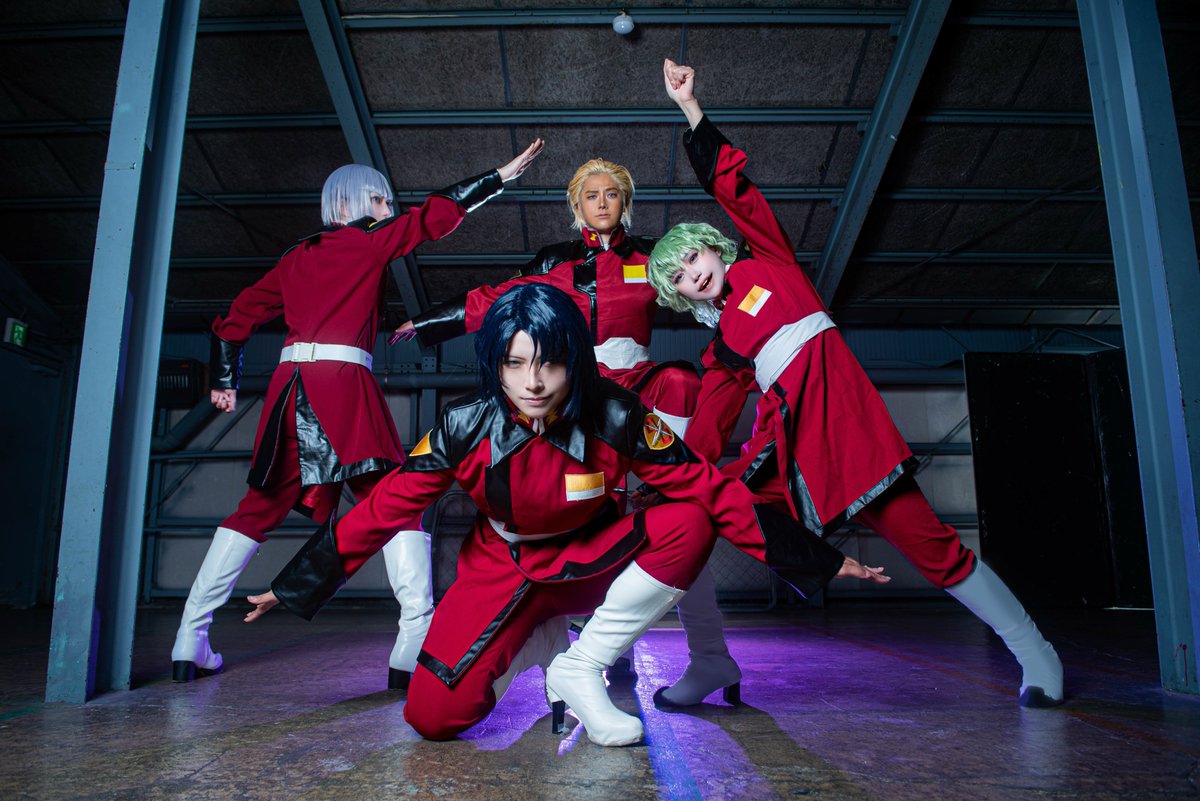 cre_ha's tweet image. ⚠︎cosplay/コスプレ/ネタ
ガンダムSEED

　【　みんな揃ってザラ隊！　】
