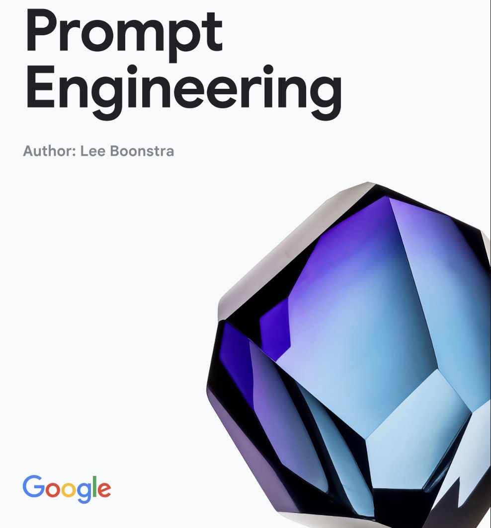 🚨🚨🚨 Guía 2025 de "Prompt Engineering" de Google
LLM output configuration, Prompting techniques, Best Practices and more!!!
check it out: drive.google.com/file/d/1AbaBYb…
#promptengineering