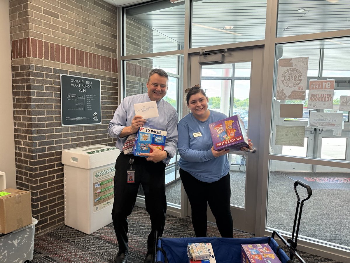 Shout out to Azura Credit Union for the amazing snacks and donations for Educator Appreciation Week!