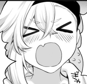 ⠀ Why is Ellen always naked around her!? Lucario's cheeks flushing bright red as she's embraced. Her embarrassment doesn't stop her from eating the jerky, however.

⠀ “ E-Ellen! W-Why are you naked!? ”