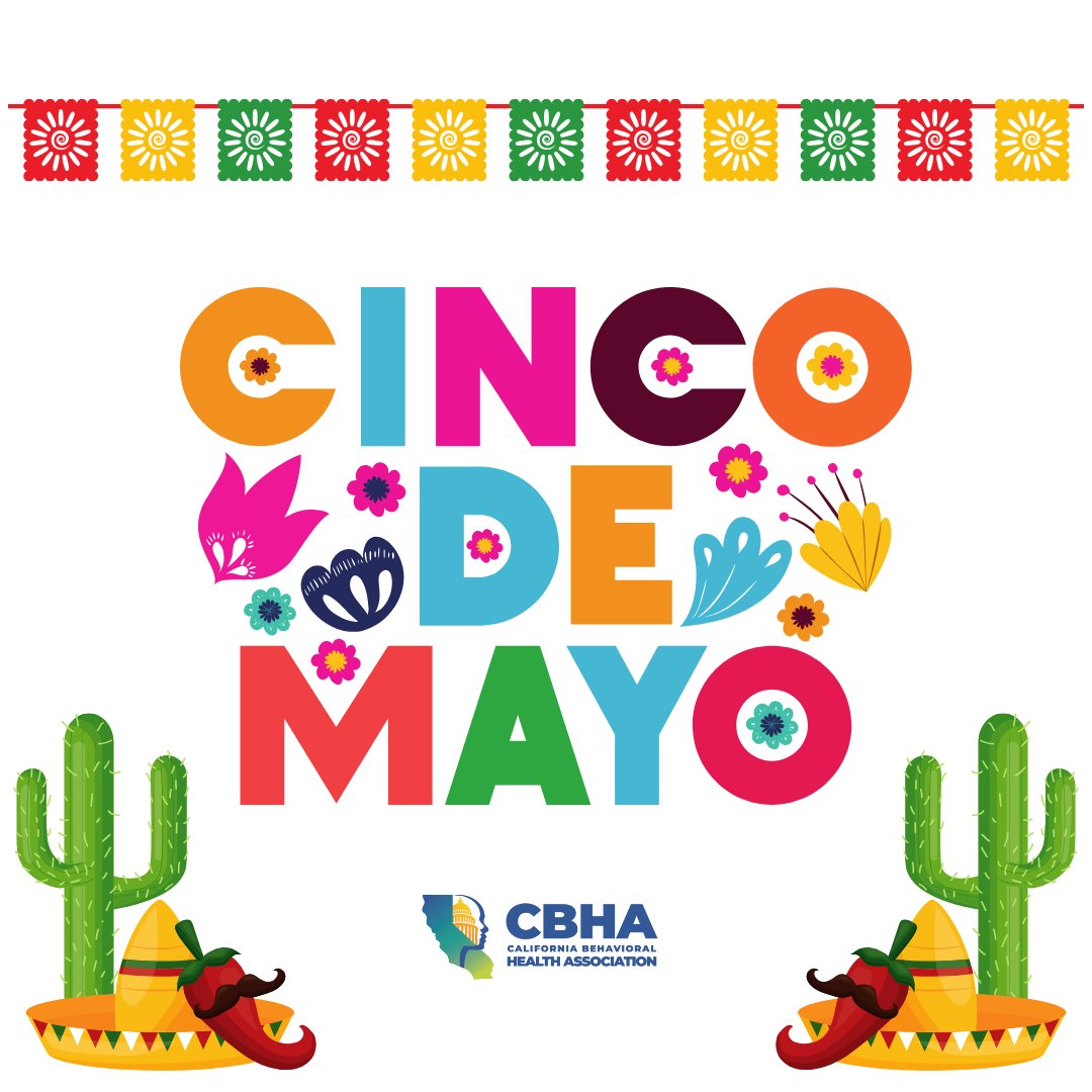 Today, we celebrate Cinco de Mayo, honoring the resilience and courage shown in the Battle of Puebla. CBHA is proud to recognize the rich cultural heritage, traditions, and contributions of the Mexican community. 💙

From all of us at CBHA, we wish you a joyful and safe