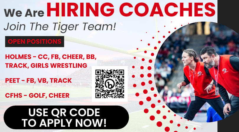 Cedar Falls Schools (@cf_schools) on Twitter photo Join the Tiger Team! Whether you're a seasoned coach or looking to get started in youth athletics, we encourage you to apply and bring your energy and expertise to our Tigers!
Apply Now: cfschools.schoolspring.com
Questions? Email Jessica Smith at jessica.smithe@cfschools.org. Join the Tiger Team! Whether you're a seasoned coach or looking to get started in youth athletics, we encourage you to apply and bring your energy and expertise to our Tigers!
Apply Now: cfschools.schoolspring.com
Questions? Email Jessica Smith at jessica.smithe@cfschools.org.