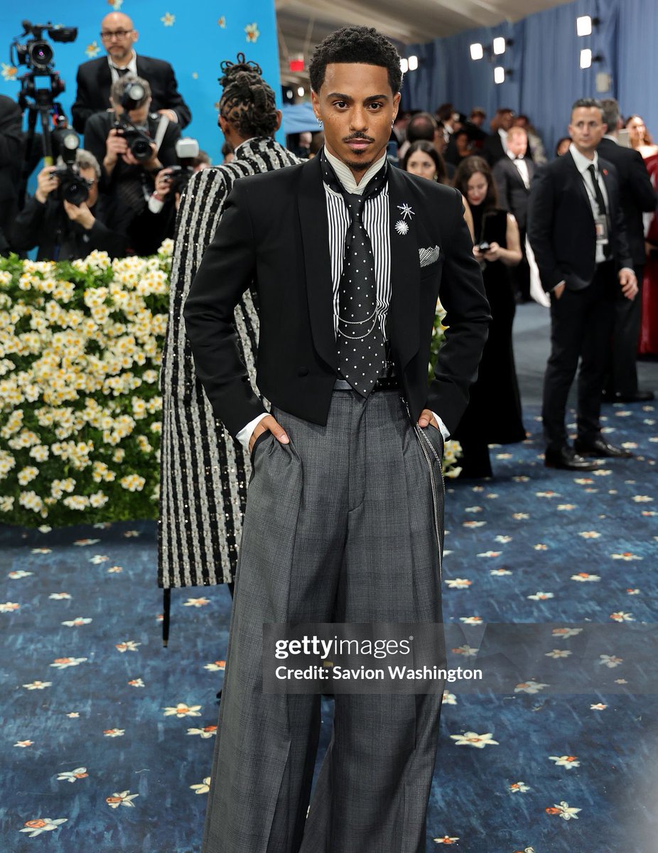 Keith Powers attending the 2025 #MetGala