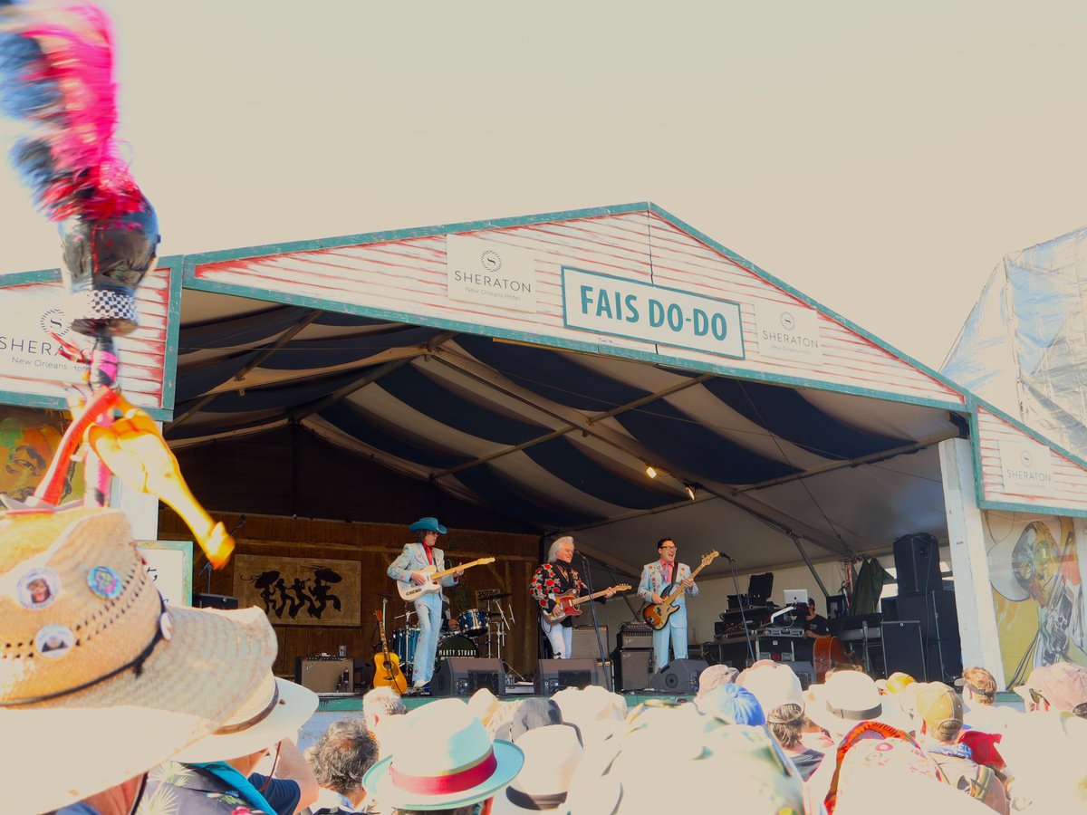martystuarthq's tweet image. A lot has changed since 1979 when I last played @jazzfest, but the spirit of the people of New Orleans is unmatched. Thanks for joining us for a Fabulous fait do-do!