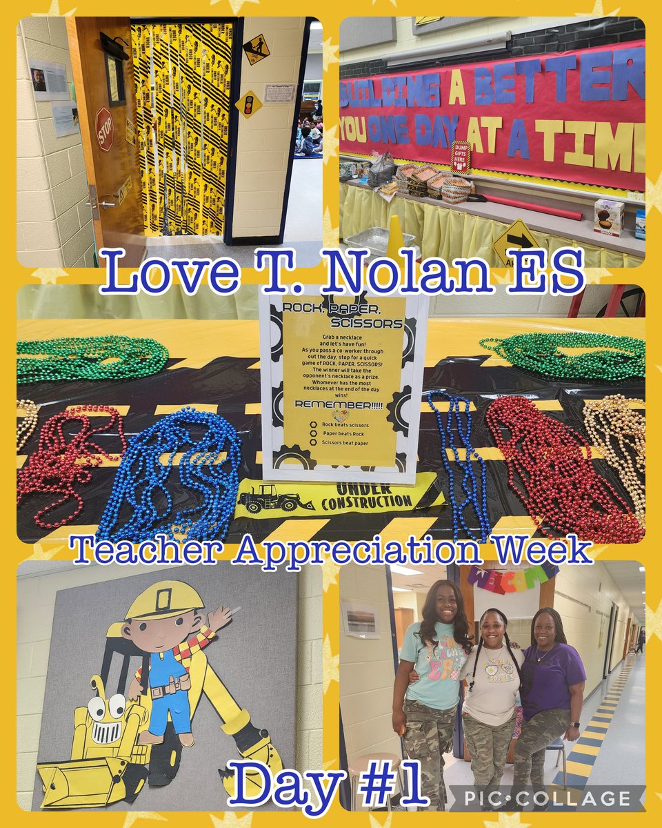 It's Teacher Appreciation Week, and our theme for today was Building Better Connections!  From fun to food to dressing alike...it was an amazing first day!  We absolutely love our staff! <a href="/DrEarleanaSmith/">Dr Earleana Smith</a> <a href="/CherisseCamp/">Cherisse Campbell, Ed.D</a> <a href="/FultonCoSchools/">FultonCountySchools</a>