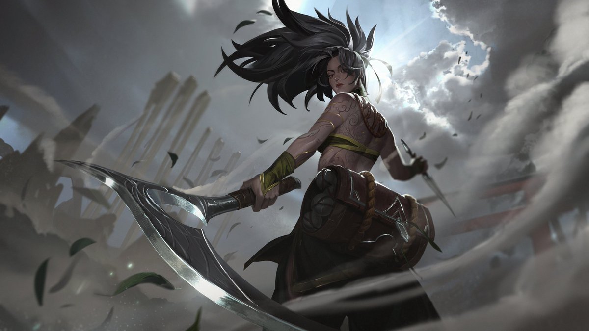 lamatozore's tweet image. akali fanart !