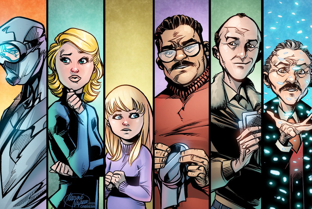 CabreraColor's tweet photo. EL ETERNAUTA (1/2)
El Eternauta/JuanSalvo - Elena - Martita - Favalli - Lucas - Polsky
Art by @MarianoPNavarro
Color by @CabreraColor
@BombitaDarin
#ElEternauta #HistorietaArgentina #ComicArt #TheEternaut #HectorGermanOesterheld #FranciscoSolanoLopez #Oesterheld
#Eternauta https://t.co/EaaankuK1D